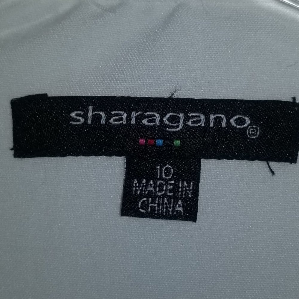 Shargano Off-White Belted Cargo Pocket Career Dress 10 - Picture 6 of 7